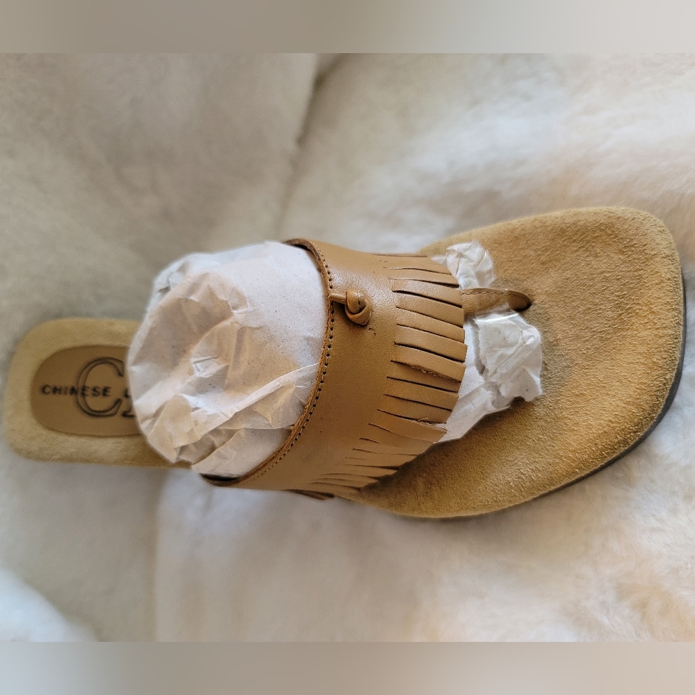 Women Leather Shoe, Slide Sandal, NEW. Sizes 5- 10, Half Sizes 5.5 - 9.5. - Picture 5 of 7